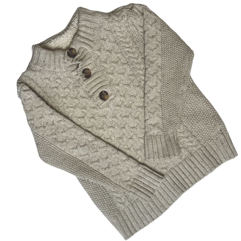 Boys Cat & Jack Cable Knit Sweater Sz5
